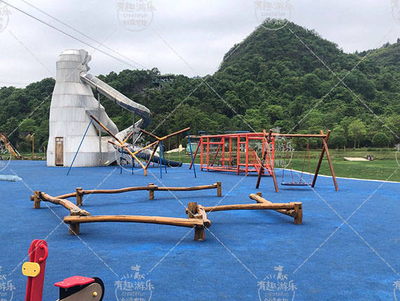 木制無動力游樂設施